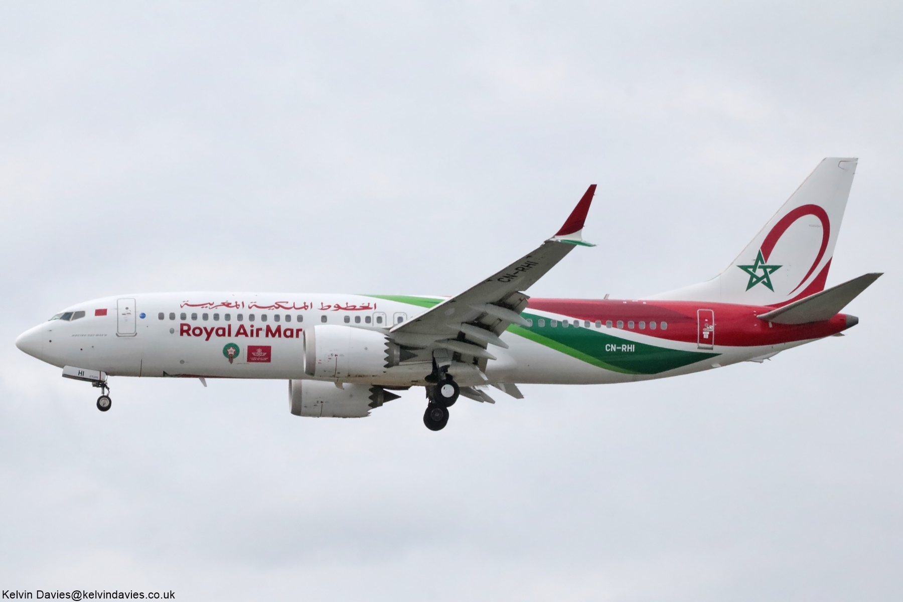 Royal Air Maroc 737MAX CN-RHI
