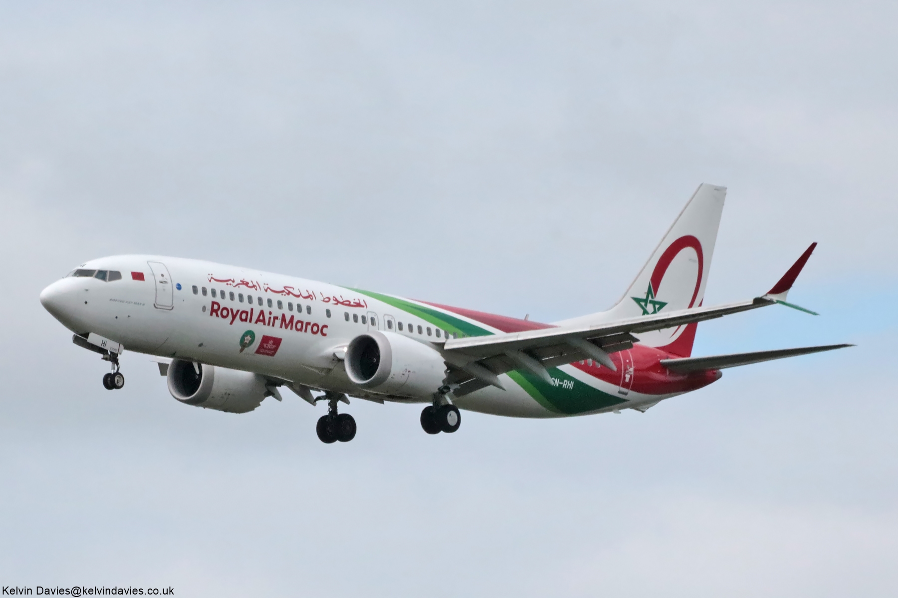 Royal Air Maroc 737MAX CN-RHI