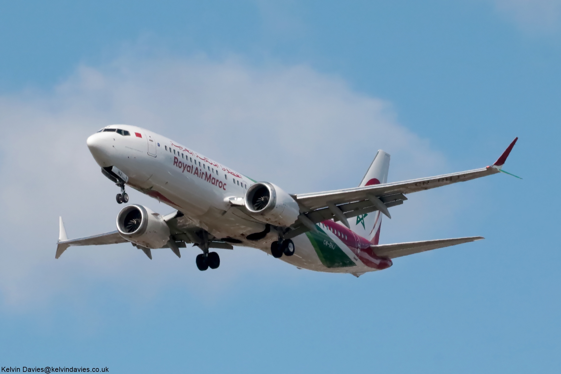 Royal Air Maroc 737MAX CN-RHJ