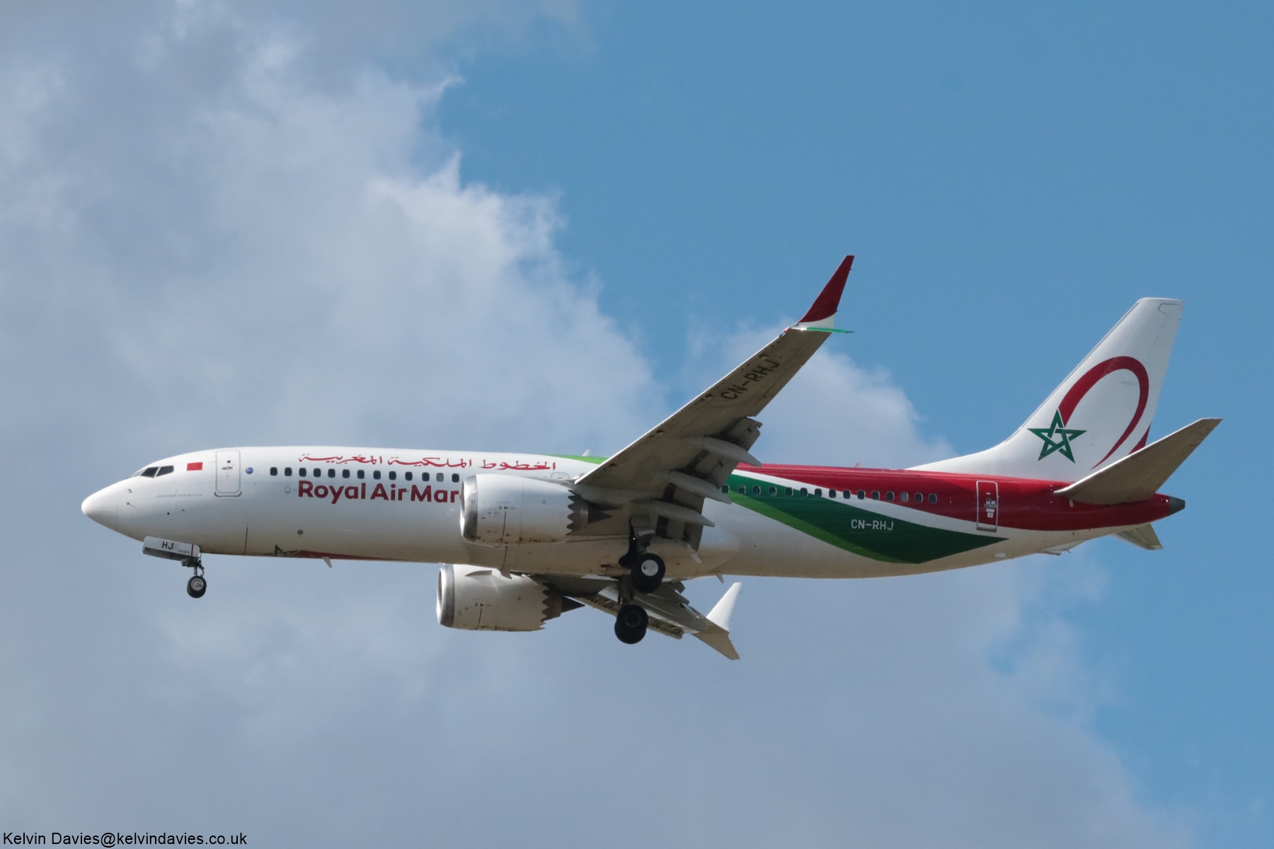 Royal Air Maroc 737MAX CN-RHJ