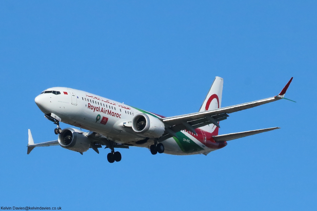 Royal Air Maroc 737MAX-8 CN-RHL