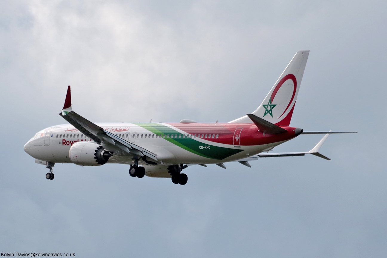 Royal Air Maroc 737 Max  CN-RHO