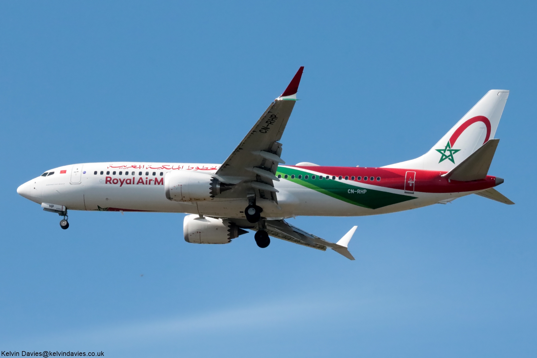 Royal Air Maroc 737MAX CN-RHP