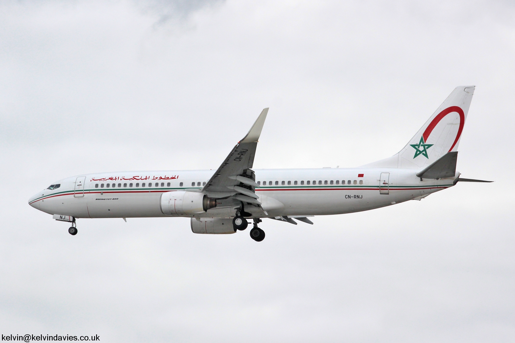 Royal Air Maroc 737NG CN-RNJ