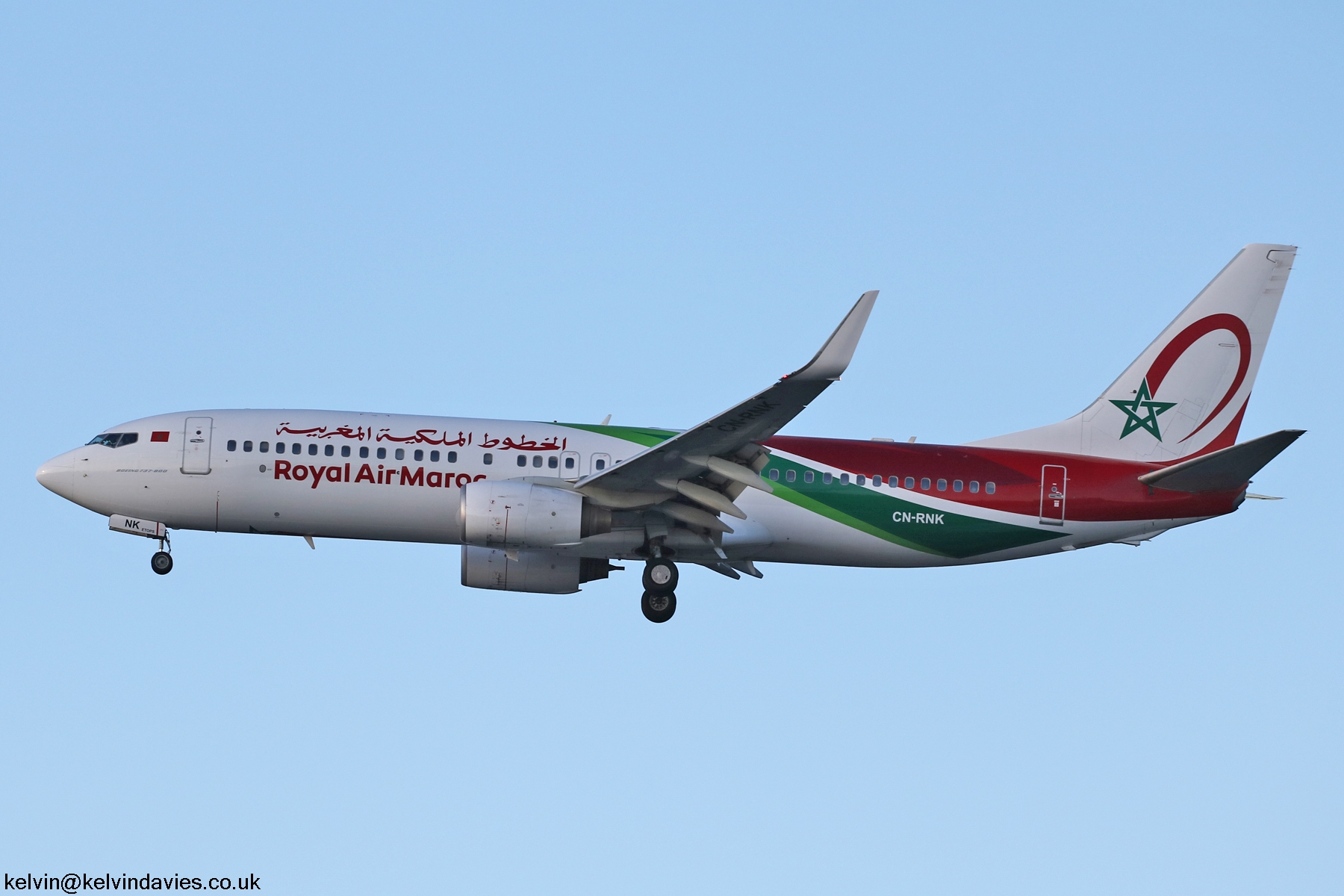 Royal Air Maroc 737NG CN-RNK