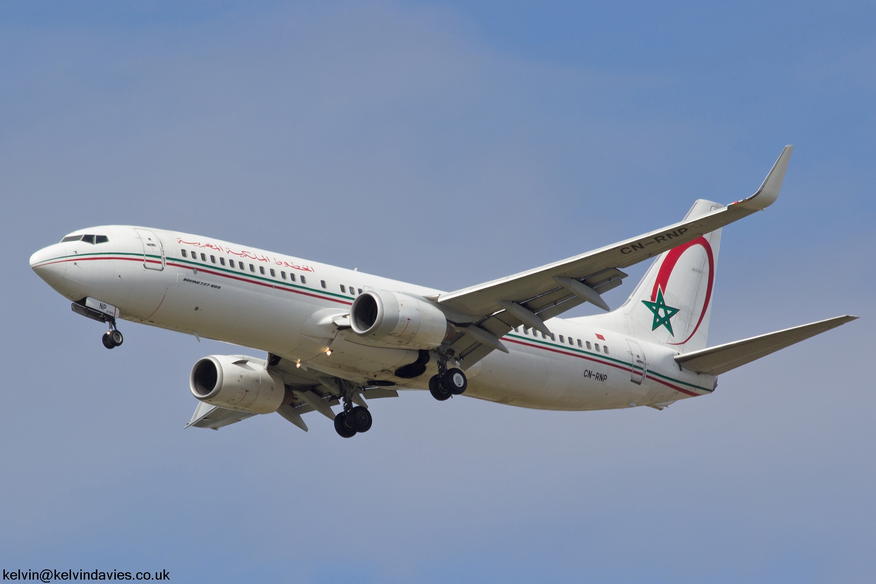 Royal Air Maroc 737NG CN-RNP