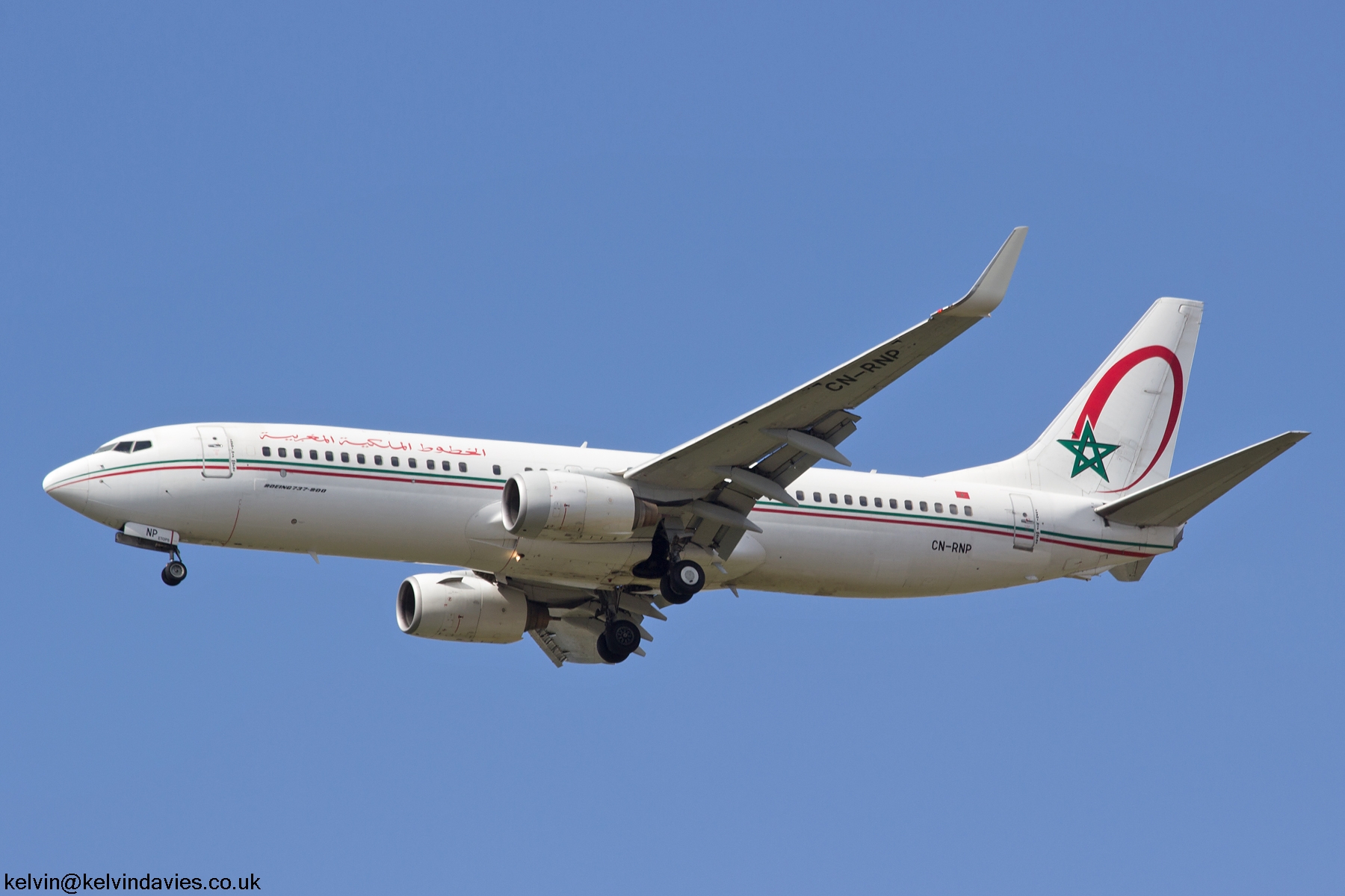 Royal Air Maroc 737NG CN-RNP