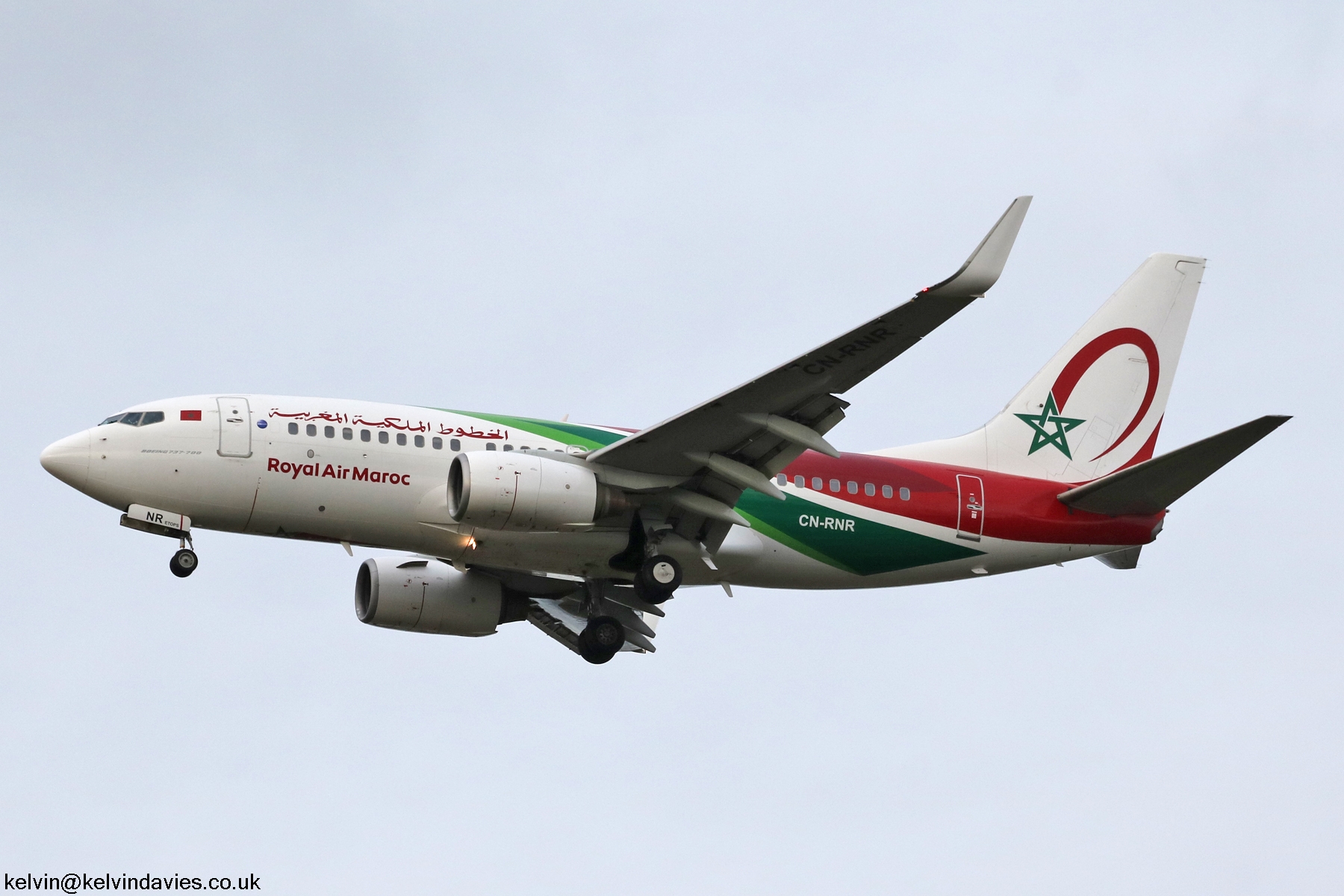 Royal Air Maroc 737NG CN-RNR