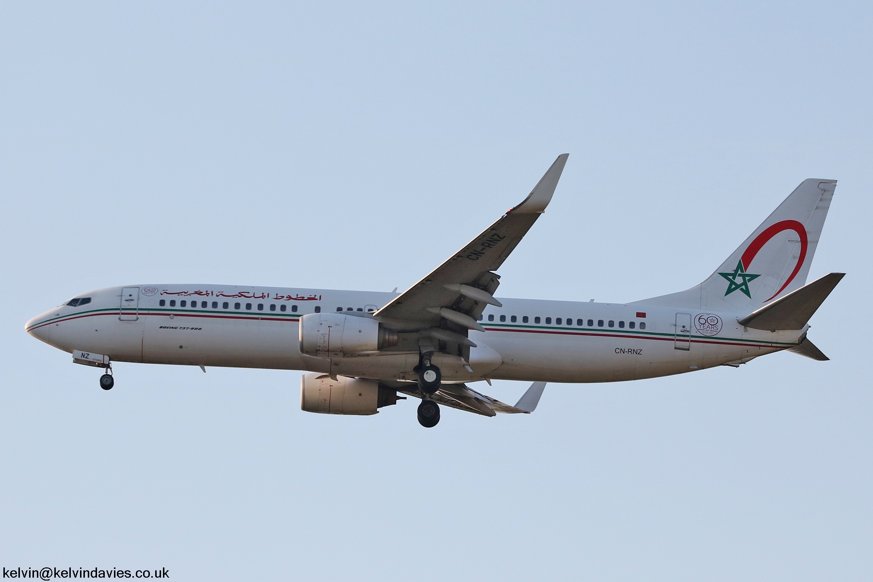 Royal Air Maroc 737NG CN-RNZ