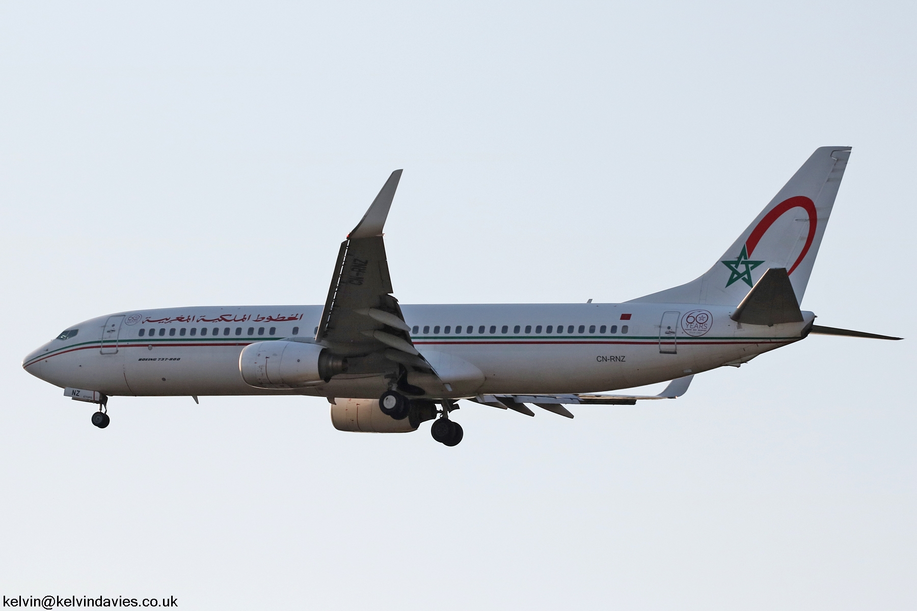 Royal Air Maroc 737NG CN-RNZ