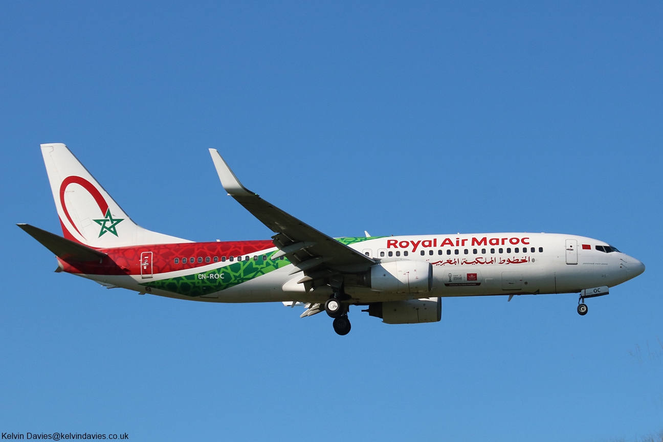 Royal Air Maroc 737NG CN-ROC