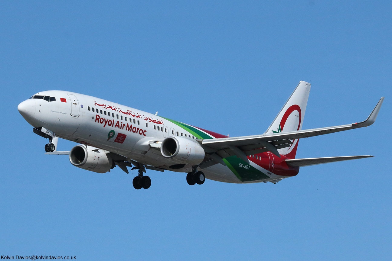 Royal Air Maroc 737NG CN-ROJ