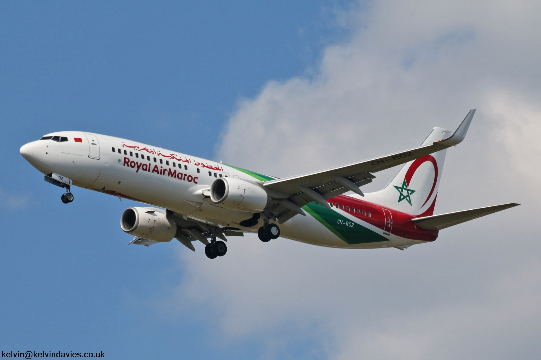 Royal Air Maroc 737 CN-ROZ