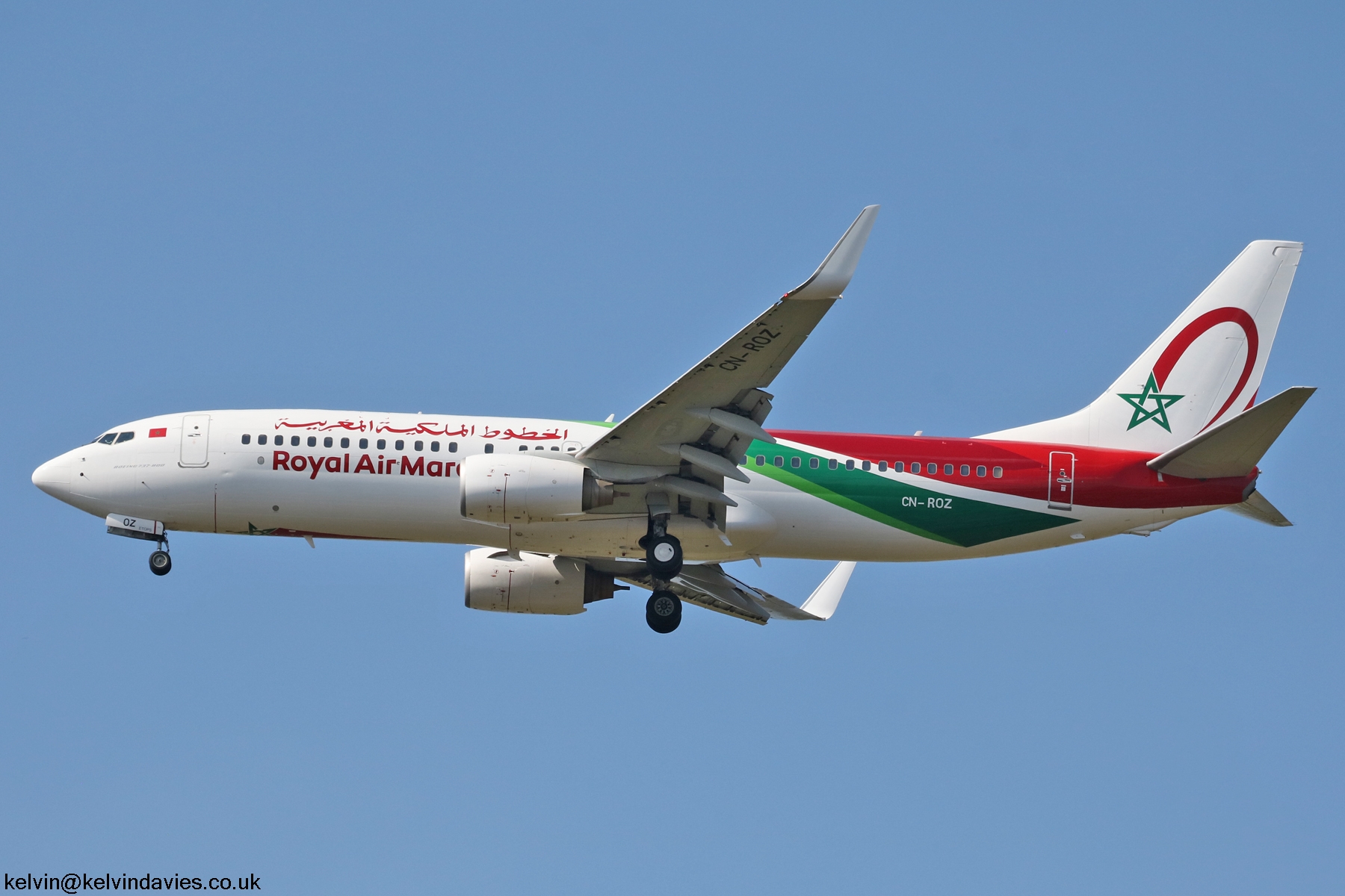 Royal Air Maroc 737 CN-ROZ