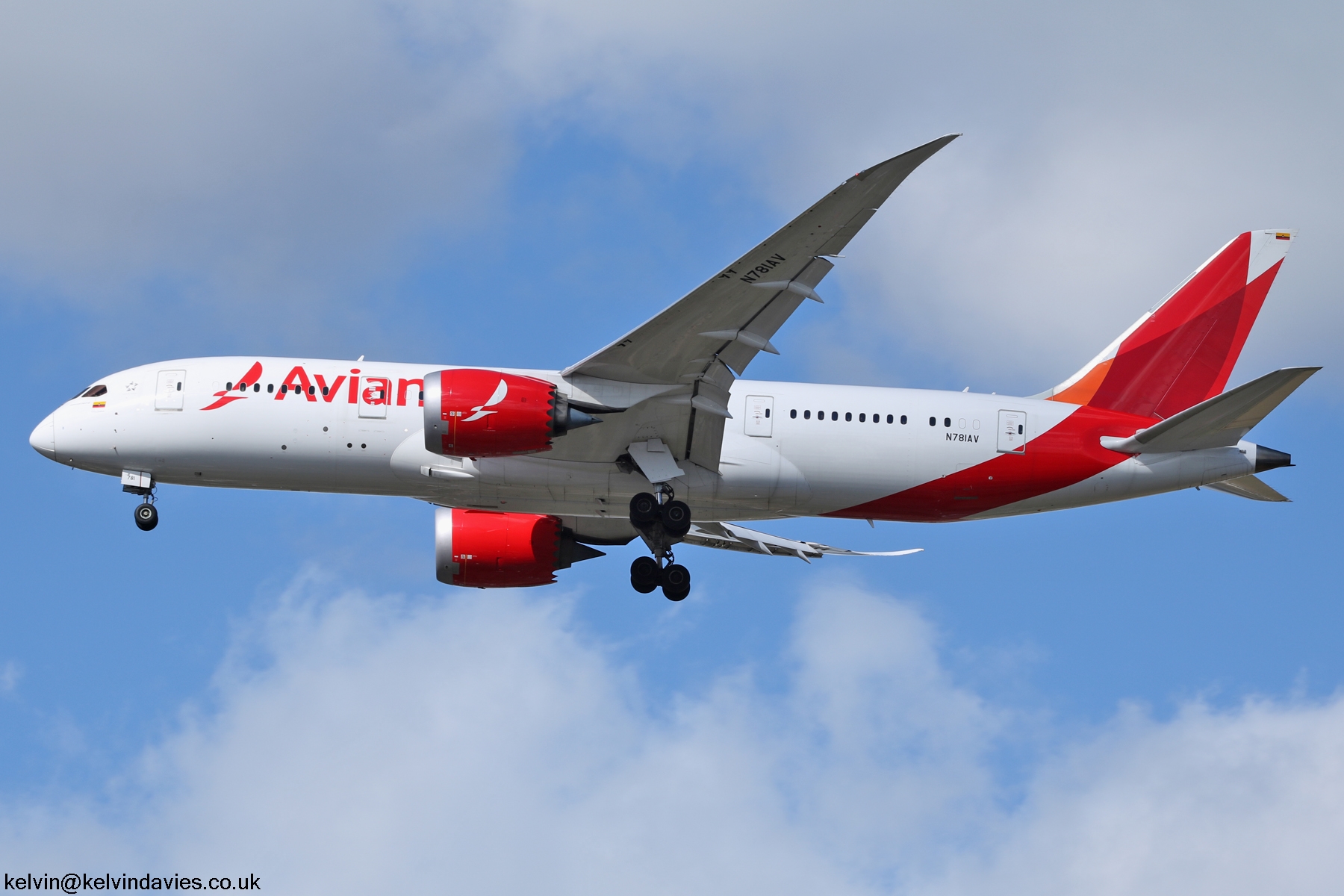 Avianca 787 N781AV