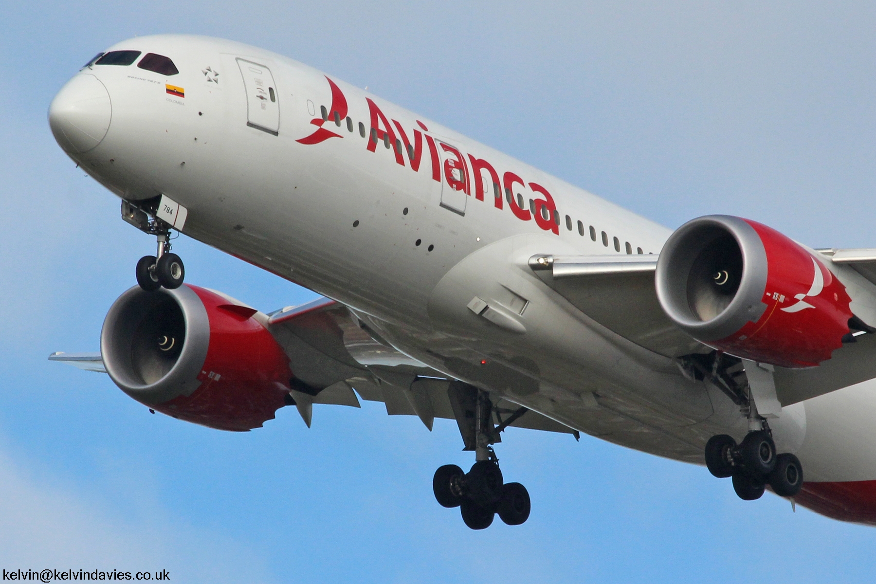 Avianca B787 N784AV