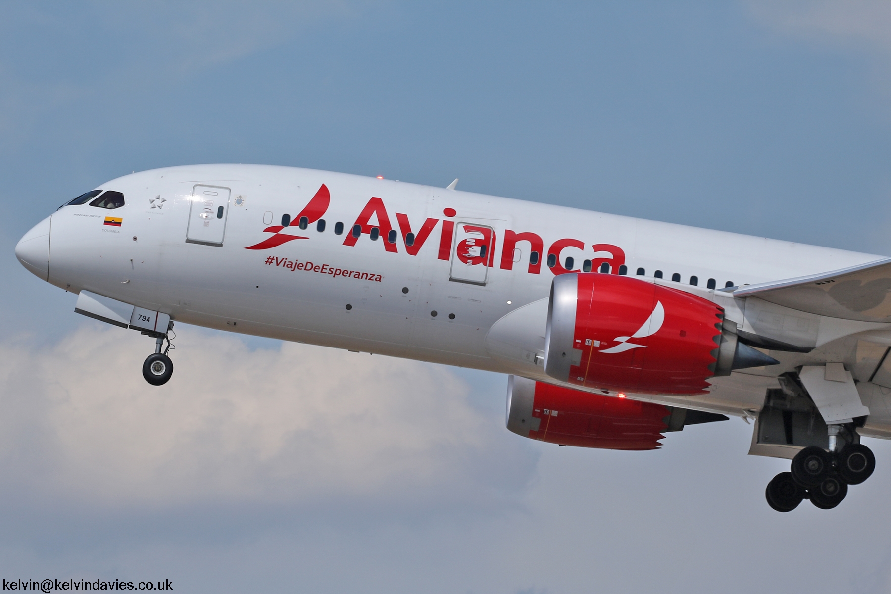 Avianca 787 N794AV