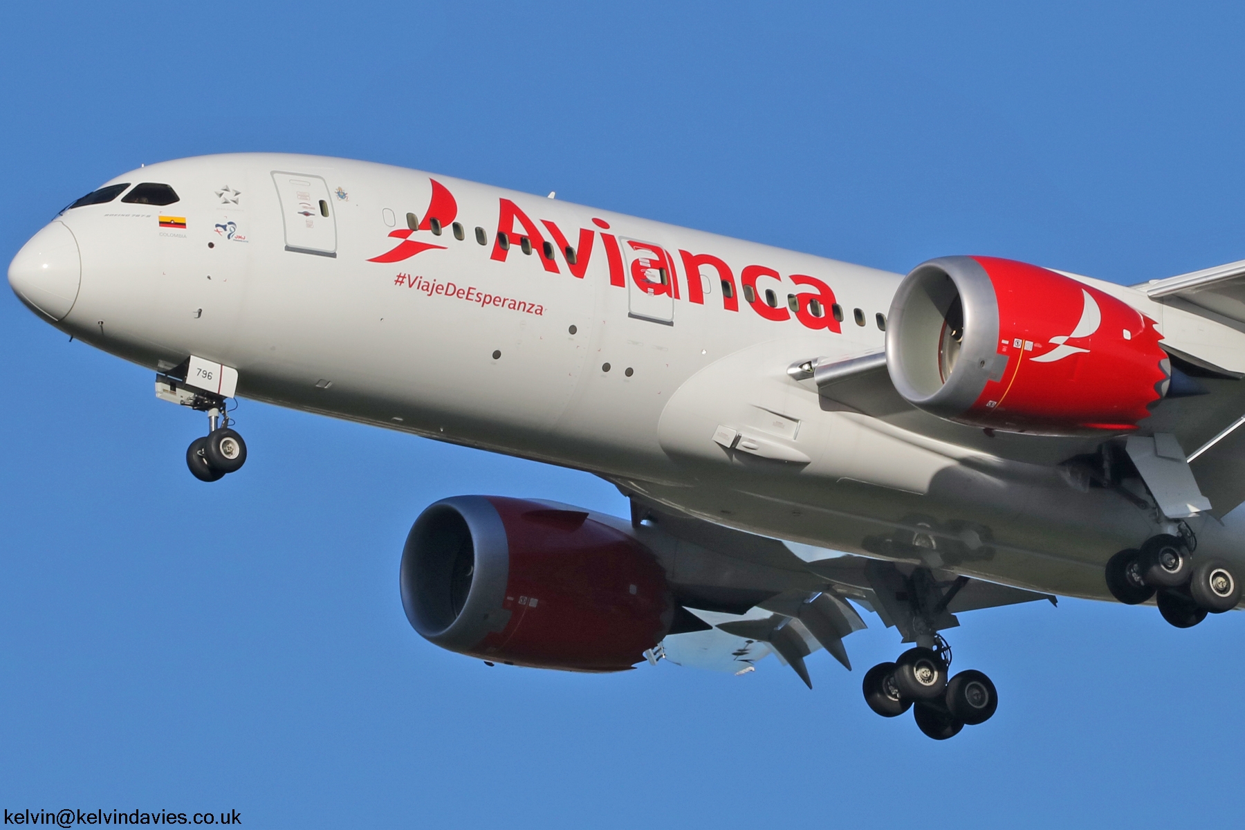 Avianca 787 N796AV