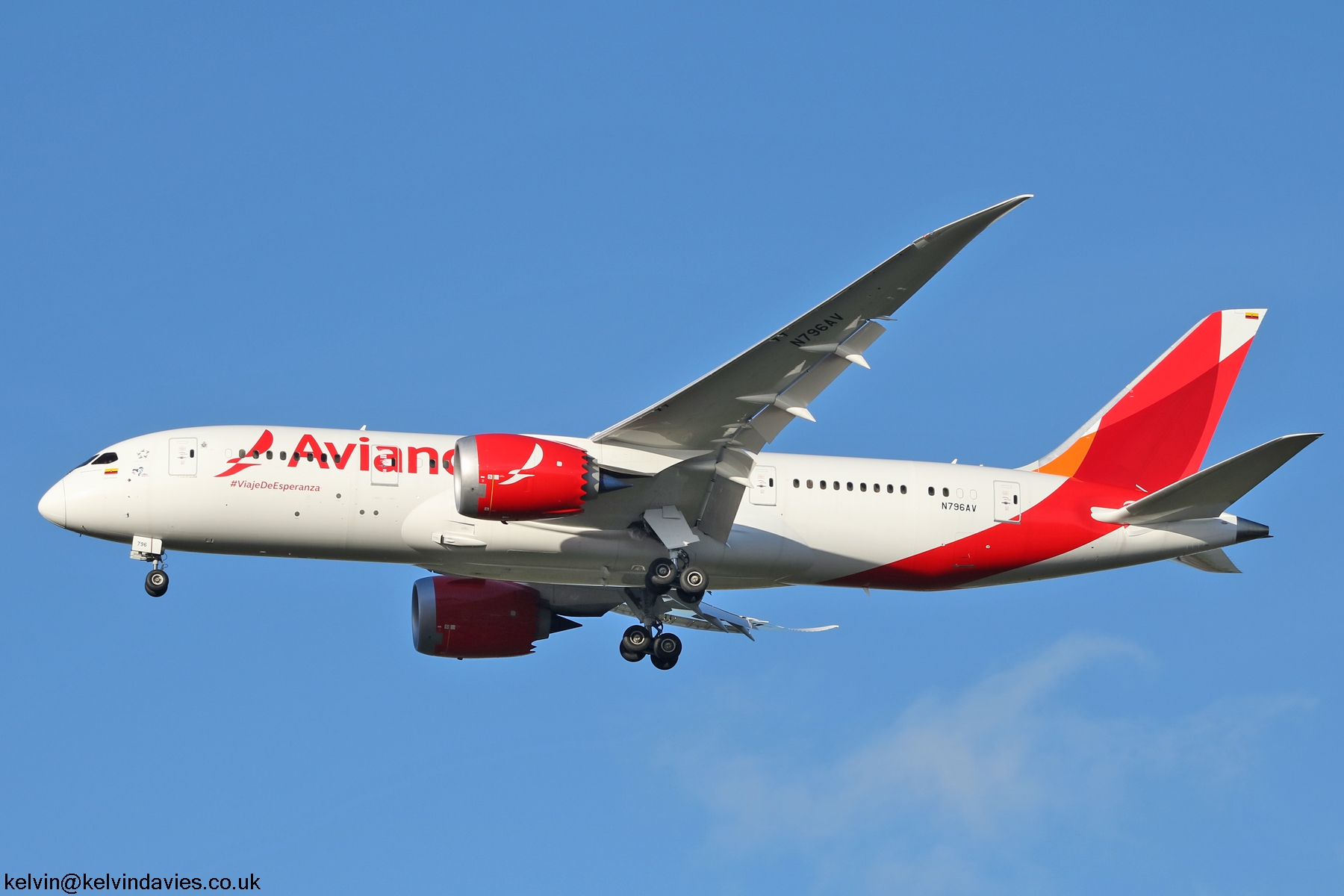 Avianca 787 N796AV