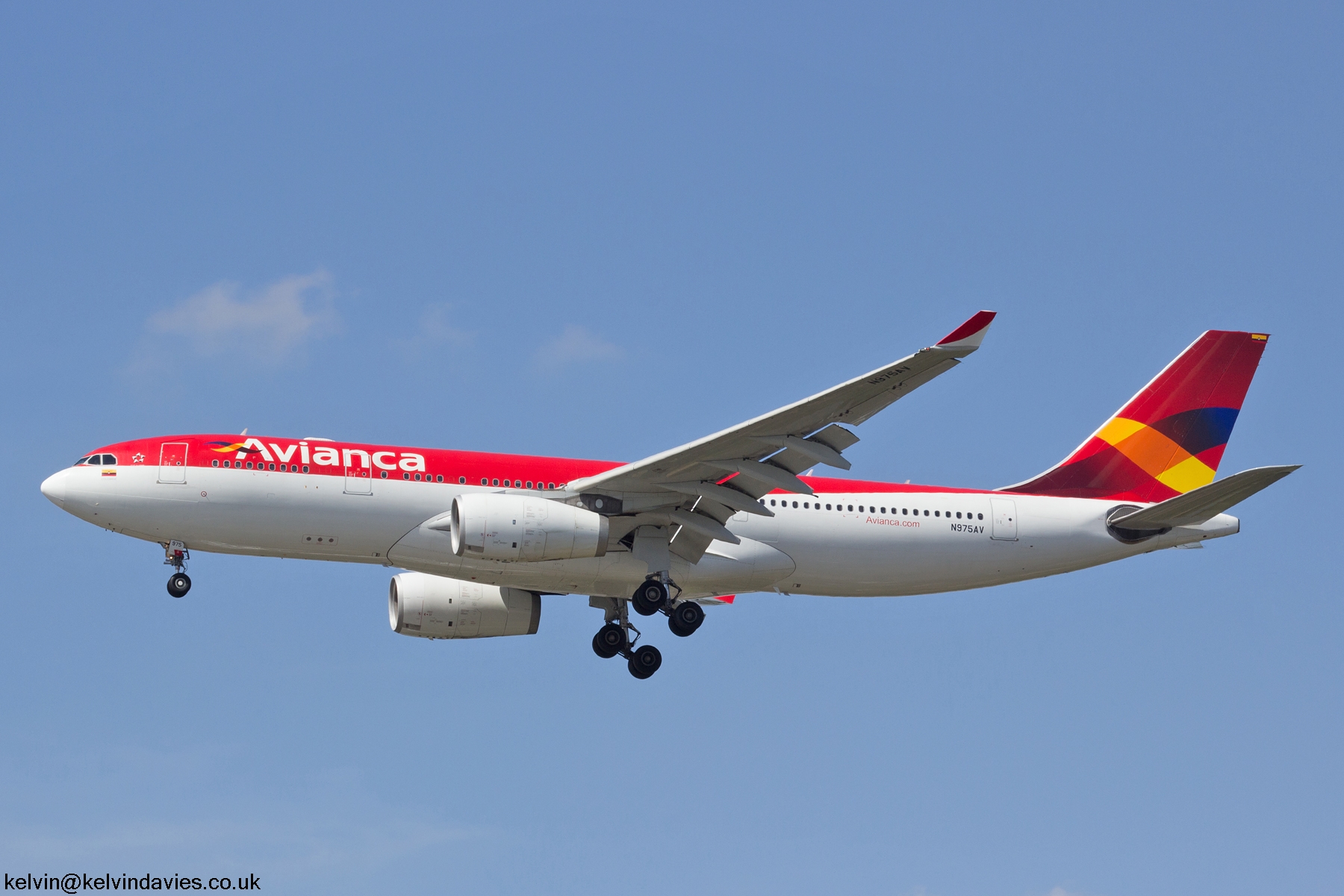 Avianca A330 N975AV