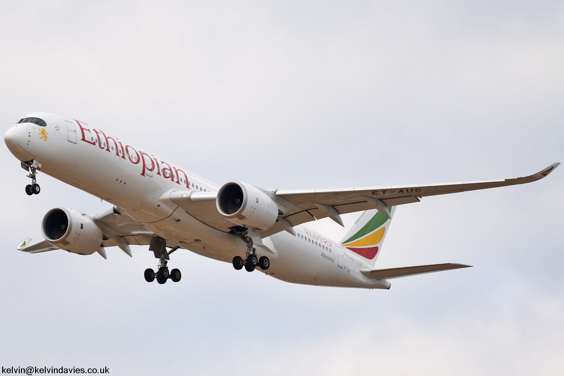 Ethiopian Airlines A350 ET-AUC