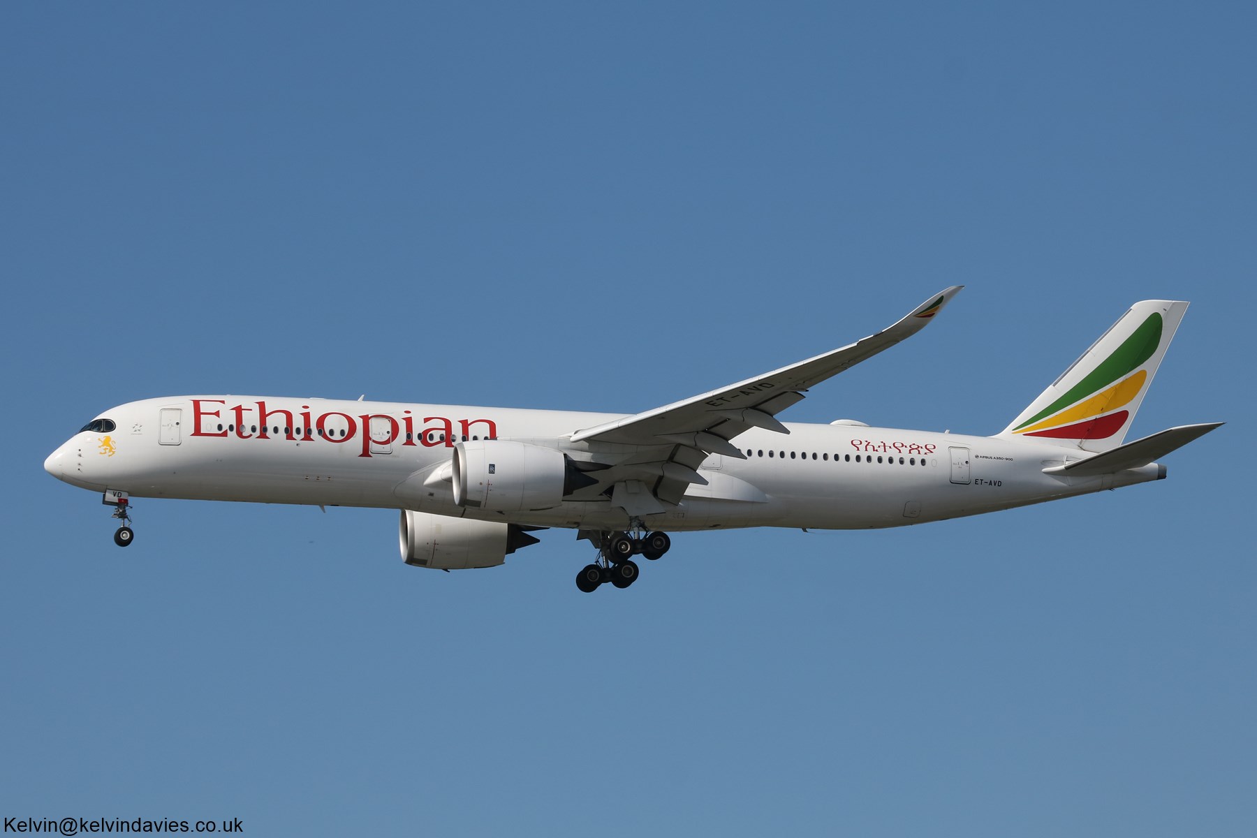 Ethiopian Airlines A350 ET-AVD