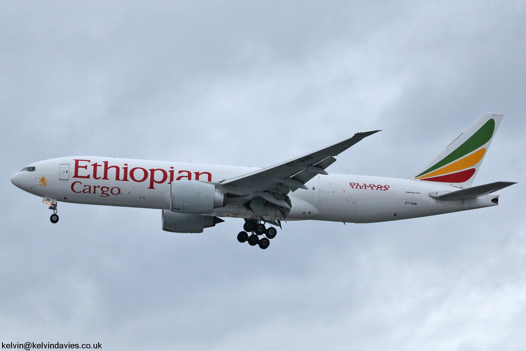 Ethiopian Cargo 777 ET-AVN