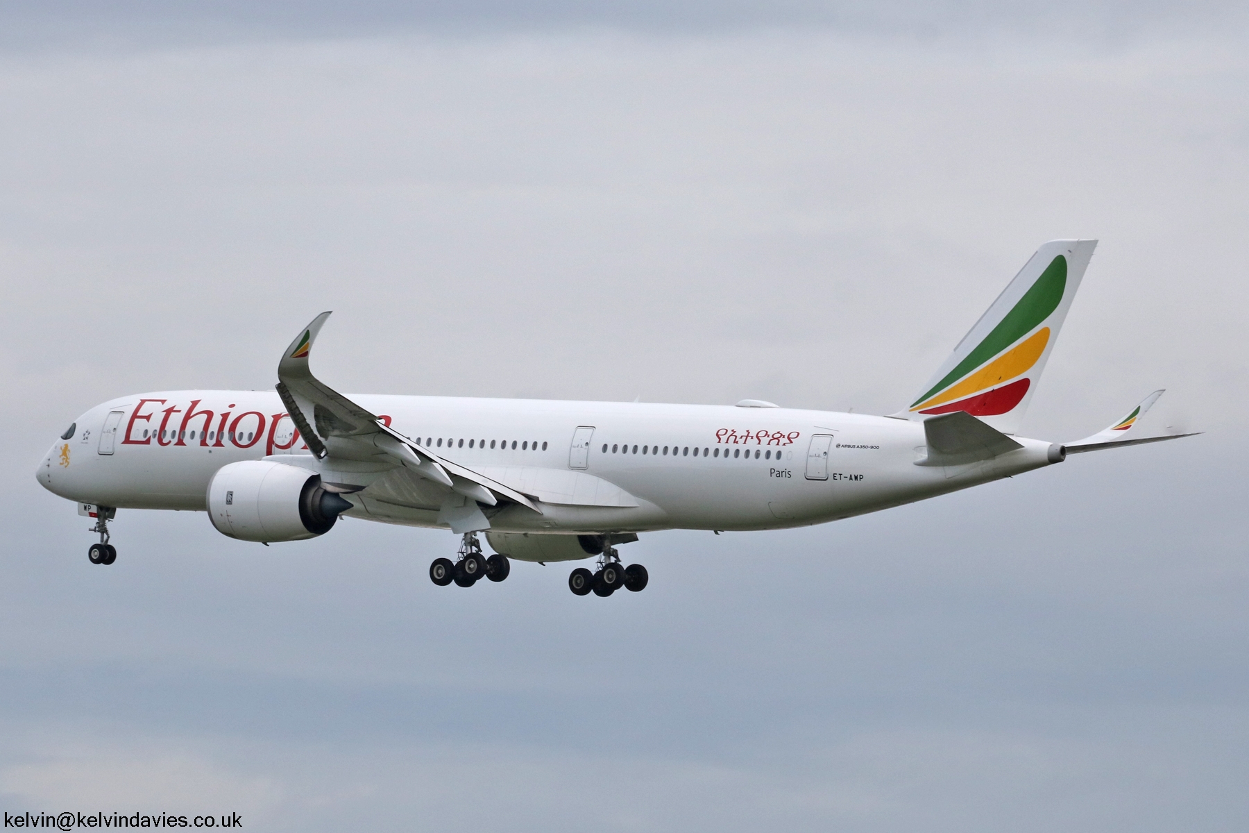 Ethiopian Airlines A350 ET-AWP