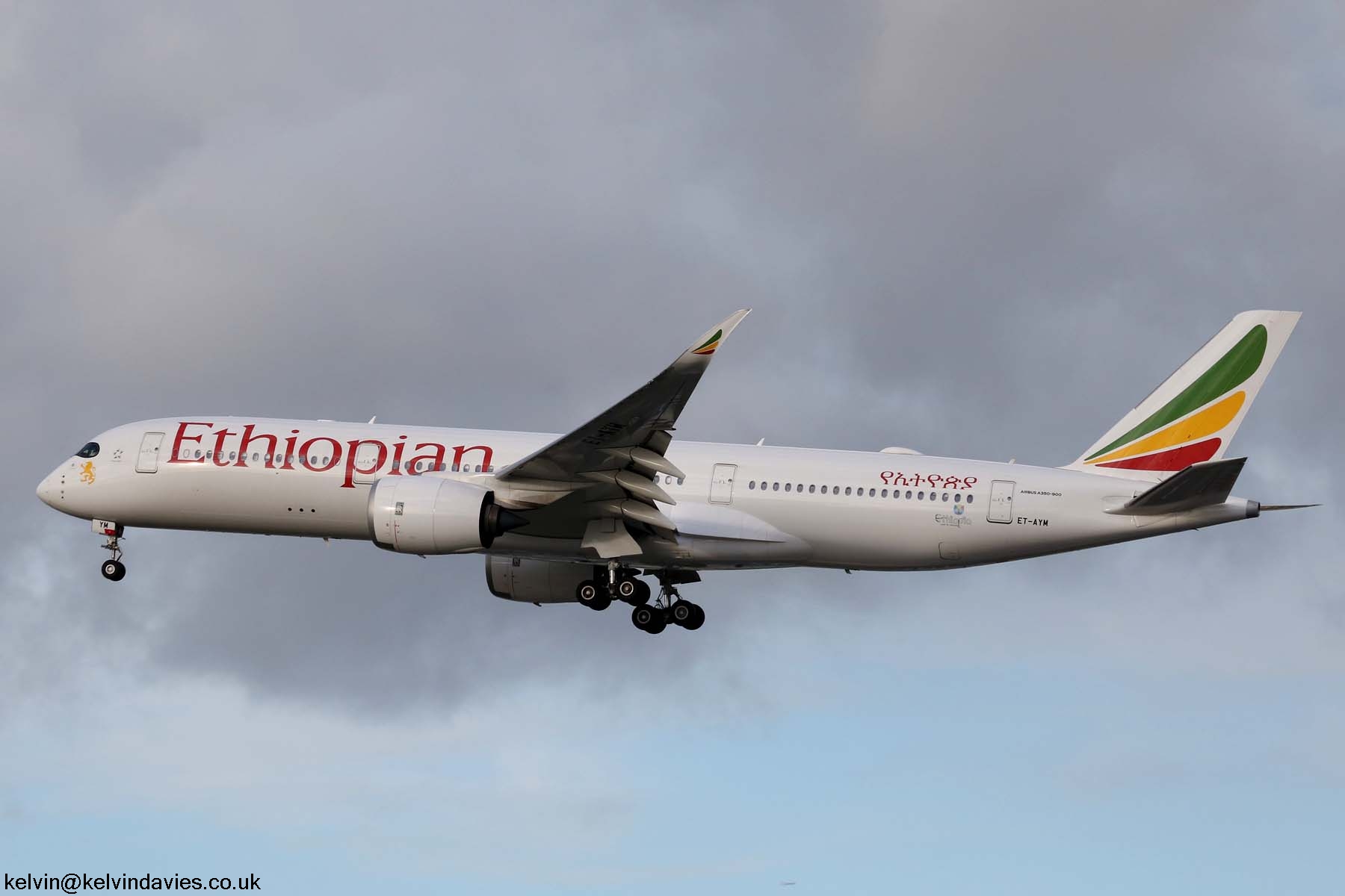 Ethiopian Airlines A350 ET-AYM