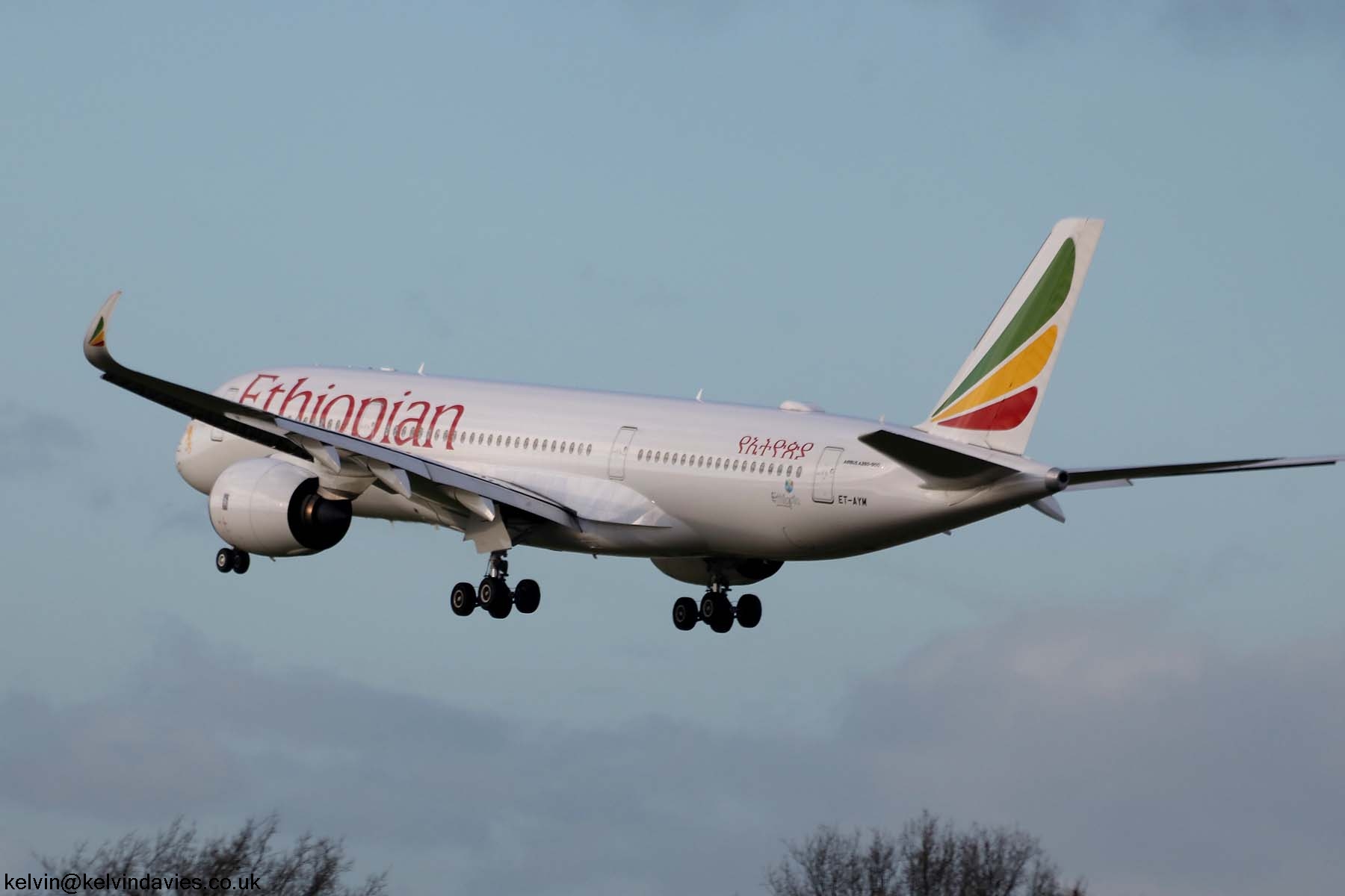 Ethiopian Airlines A350 ET-AYM