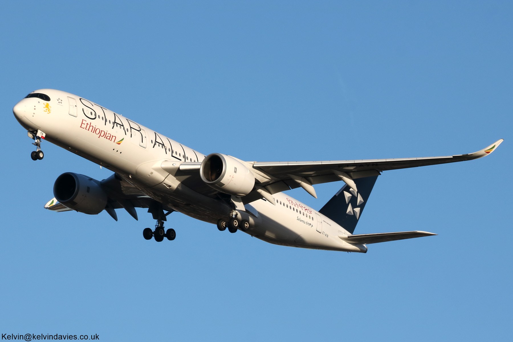 Ethiopian Airlines A350 ET-AYN