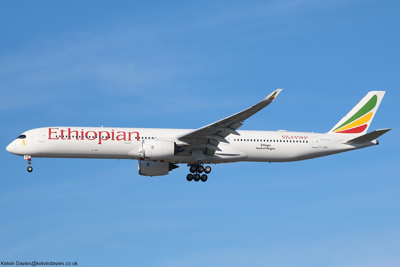 Ethiopian Airlines A350 ET-BAZ