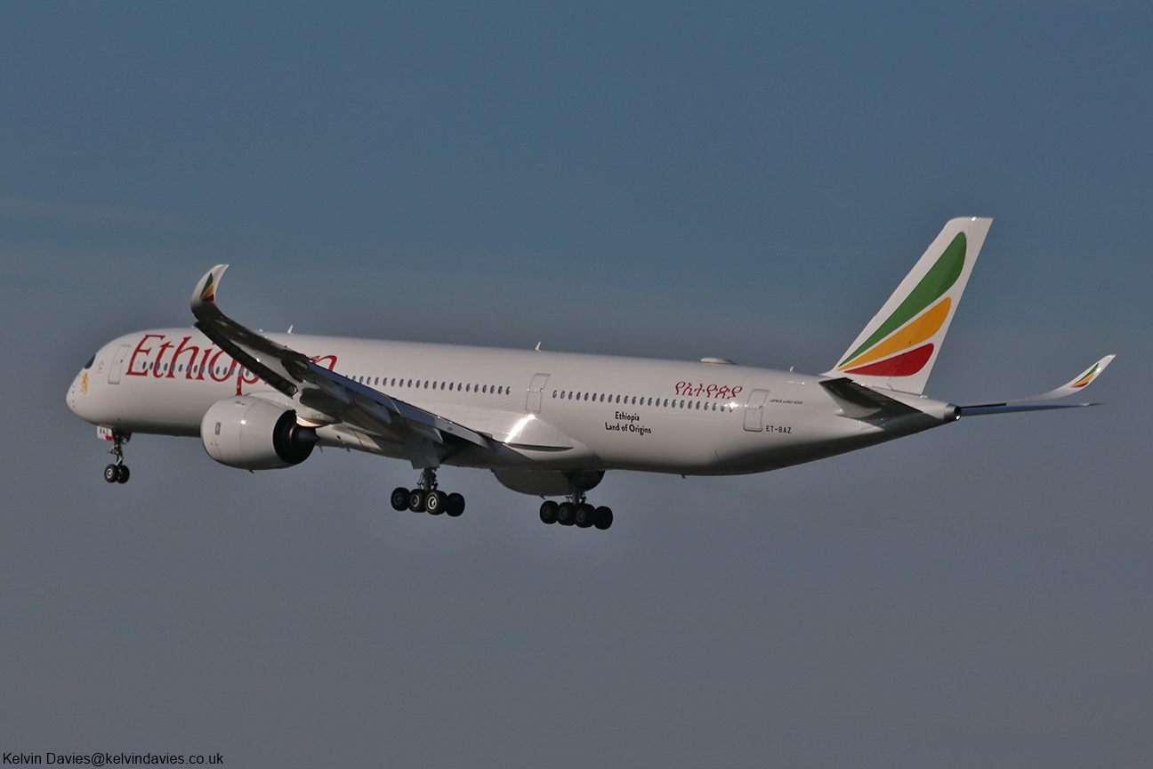 Ethiopian Airlines A350 ET-BAZ