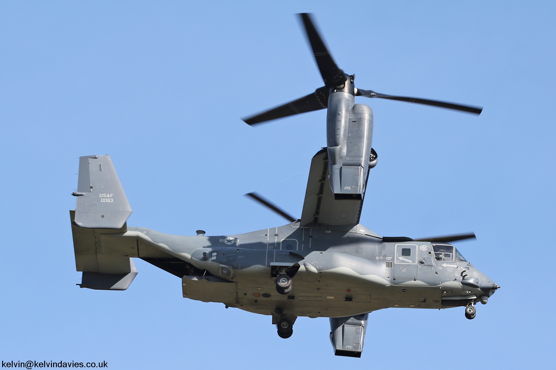 US Air Force Osprey 12-0063