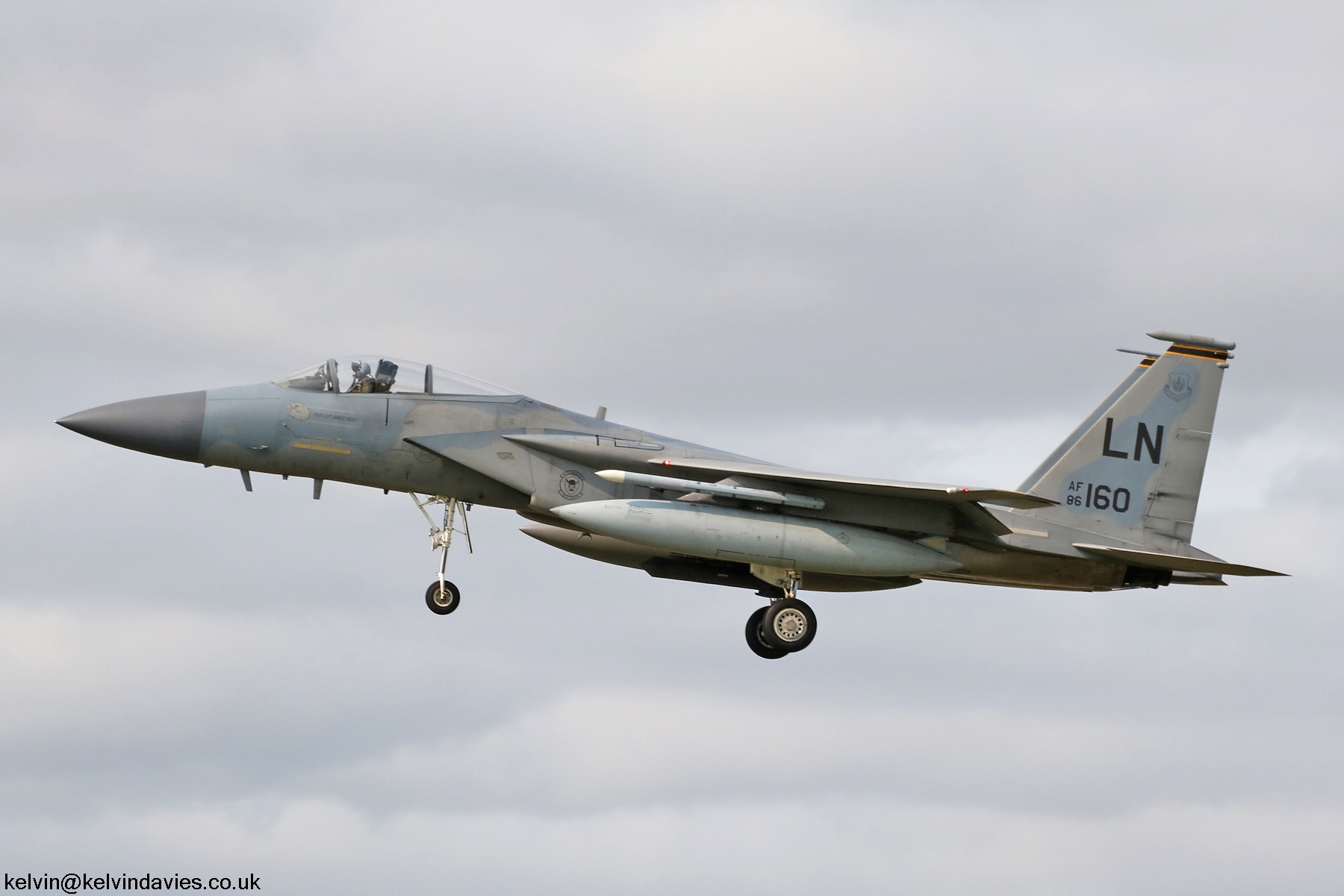 US Air Force F-15C 86-0160