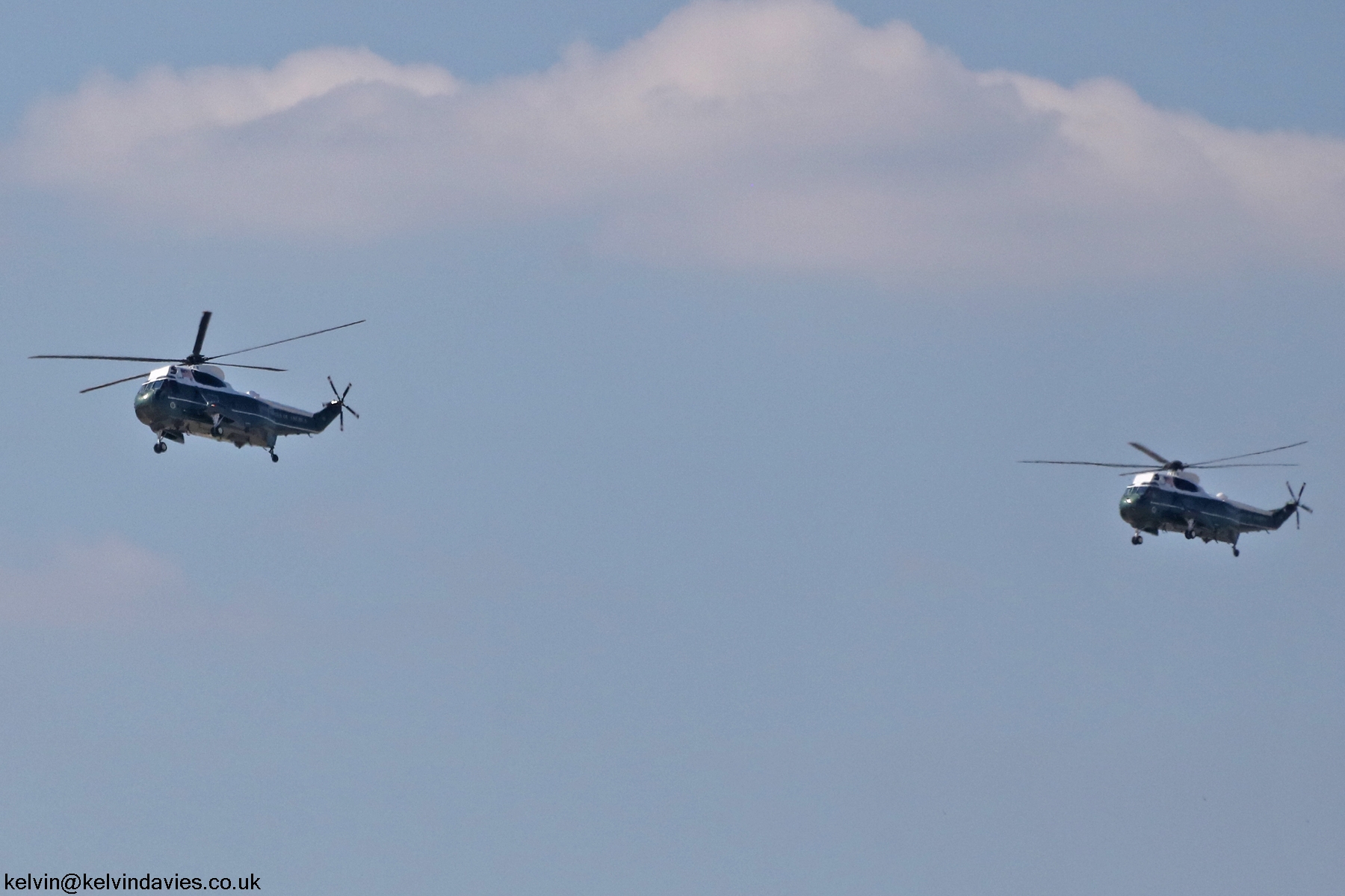US Marines VH-3D (Sea King) 159354 & 159356