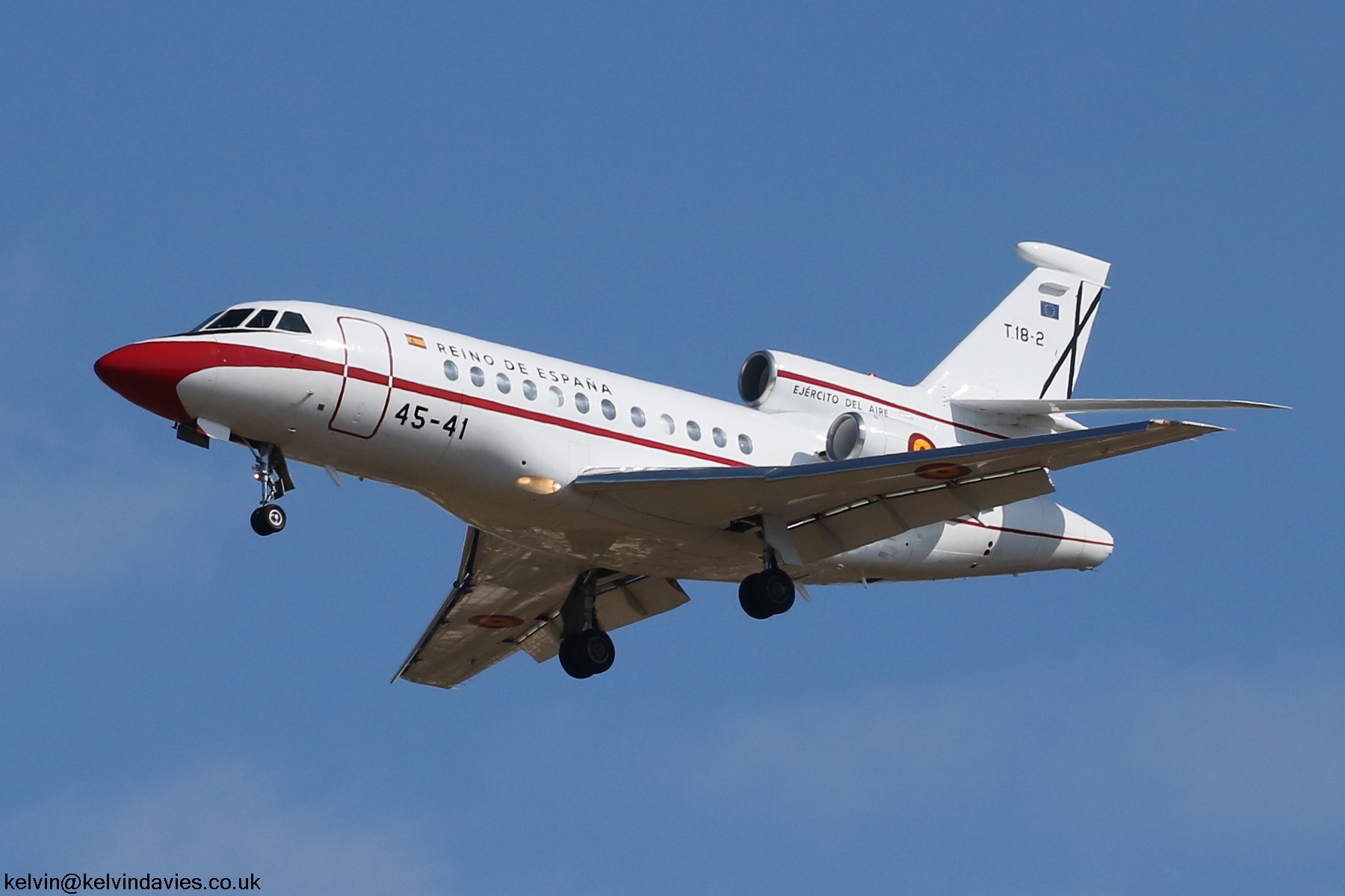 Spanish Air Force Falcon 900 T.18-2