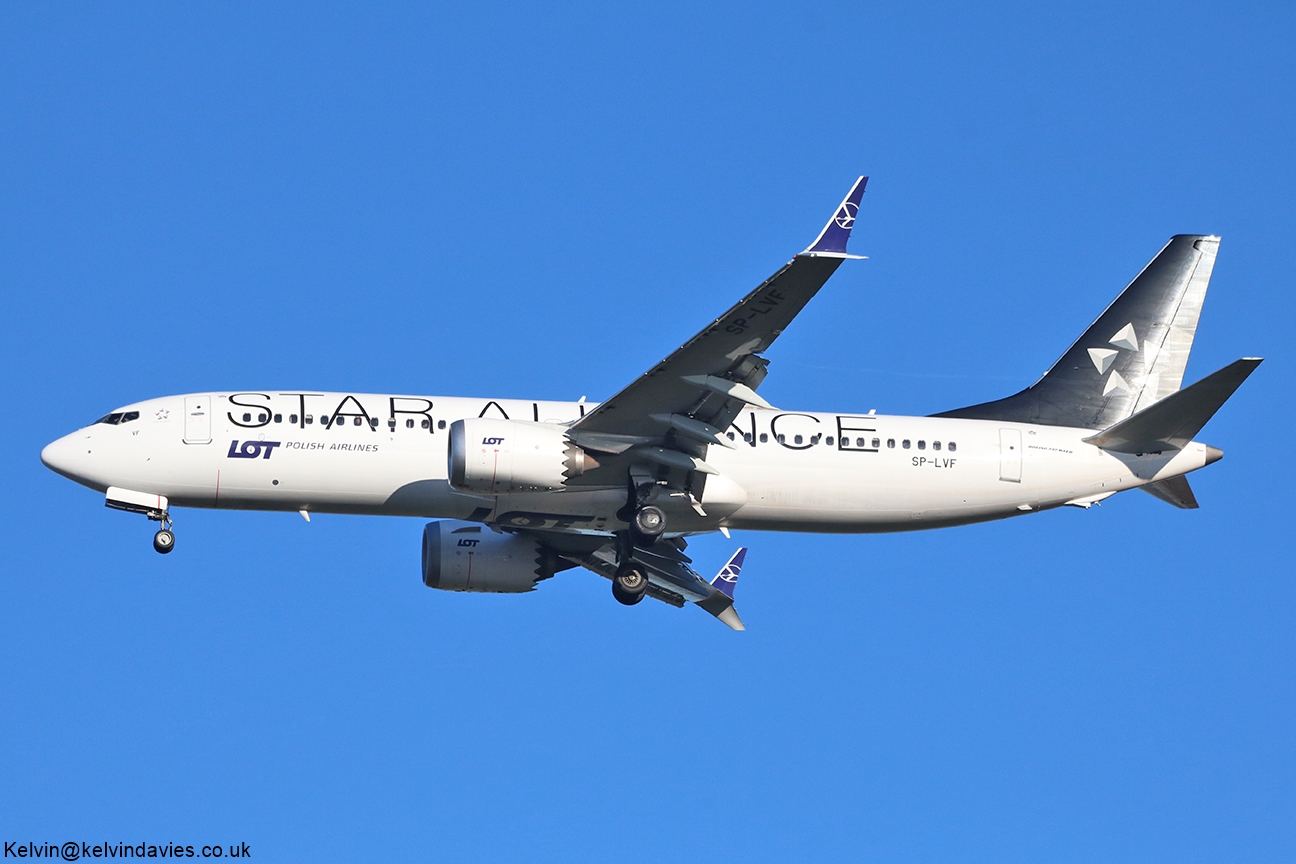 LOT Polish Airlines 737 MAX SP-LVF