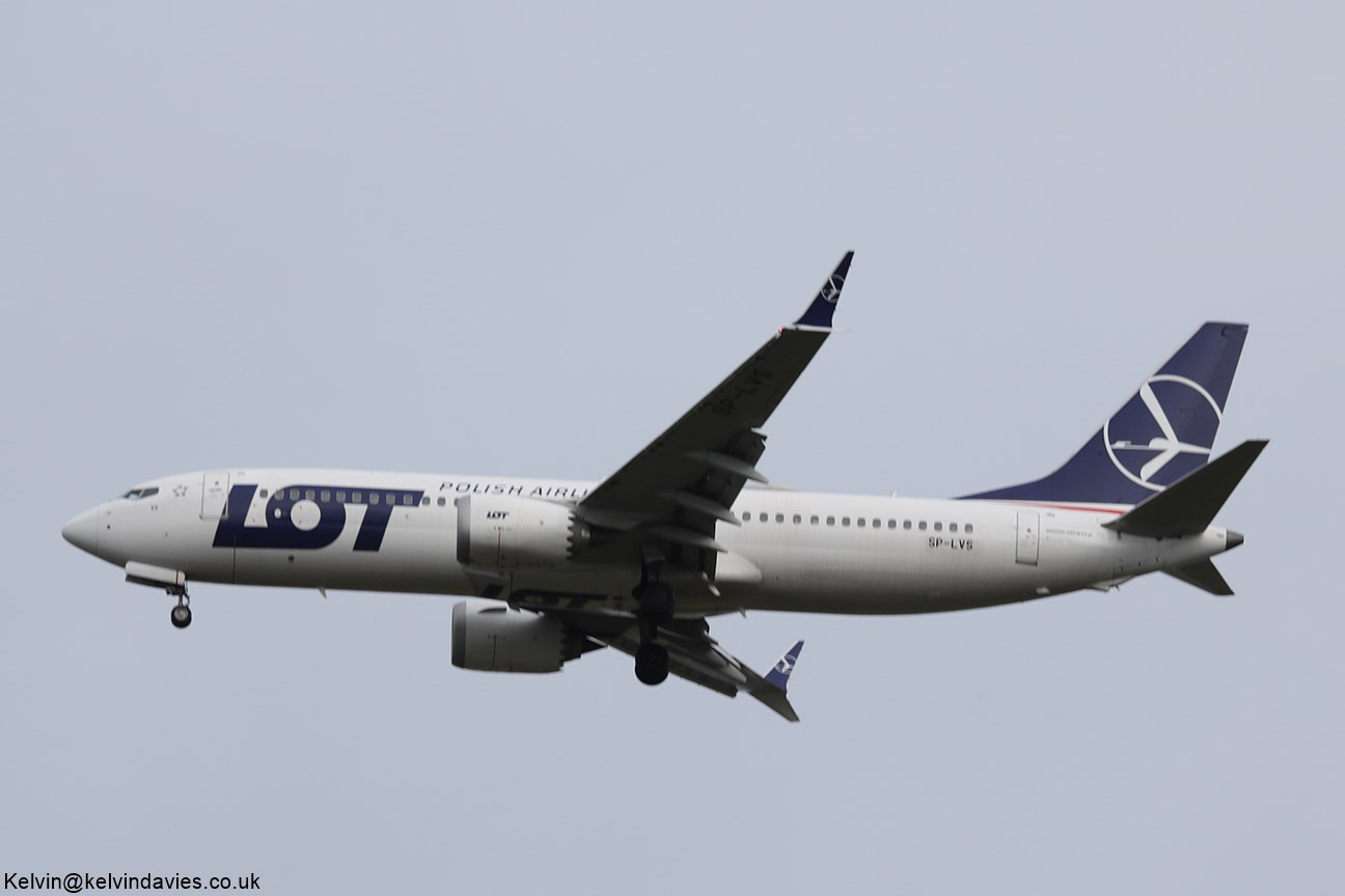 LOT Polish Airlines 737 MAX SP-LVS