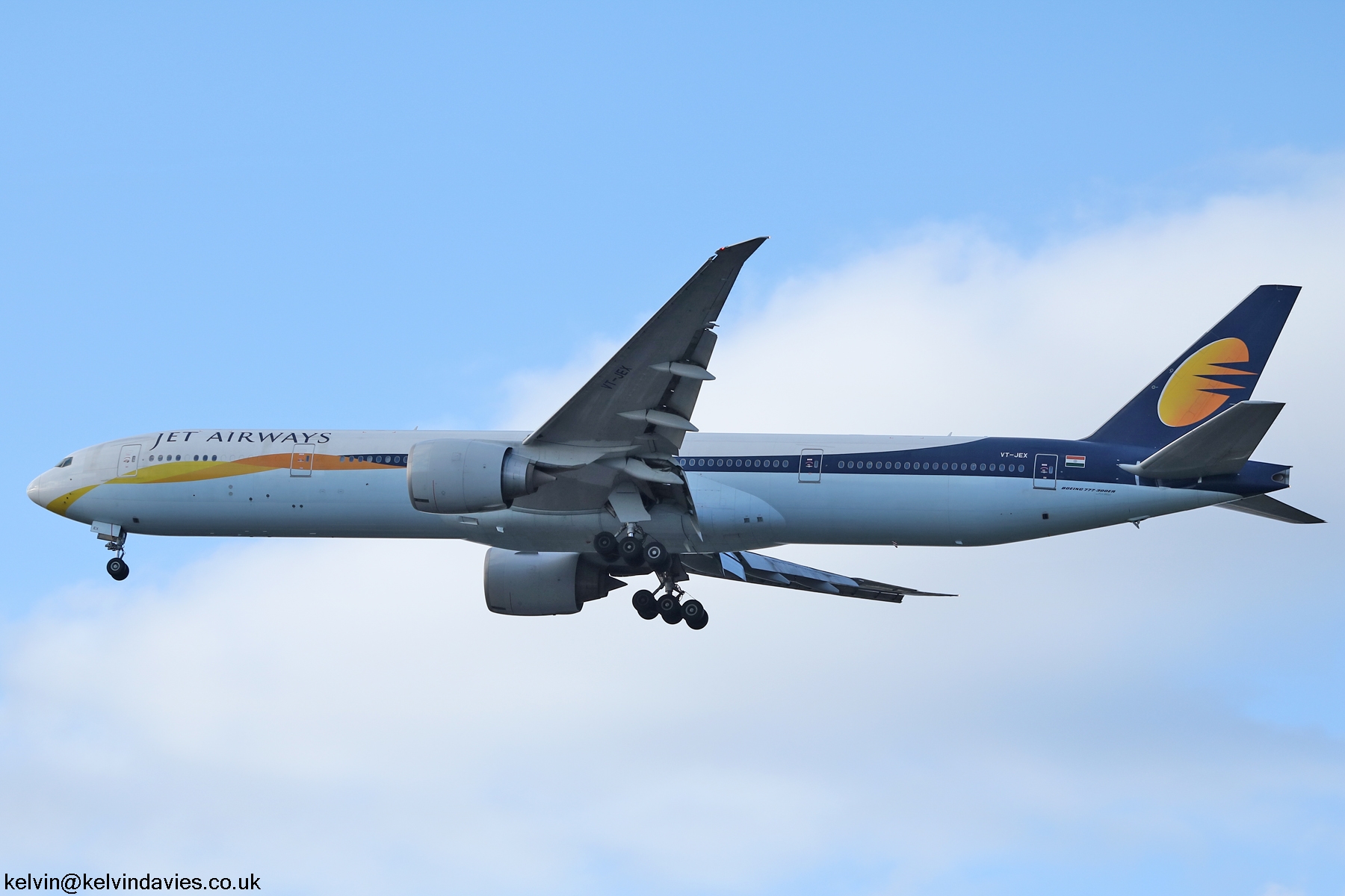 Jet Airways 777 VT-JEX