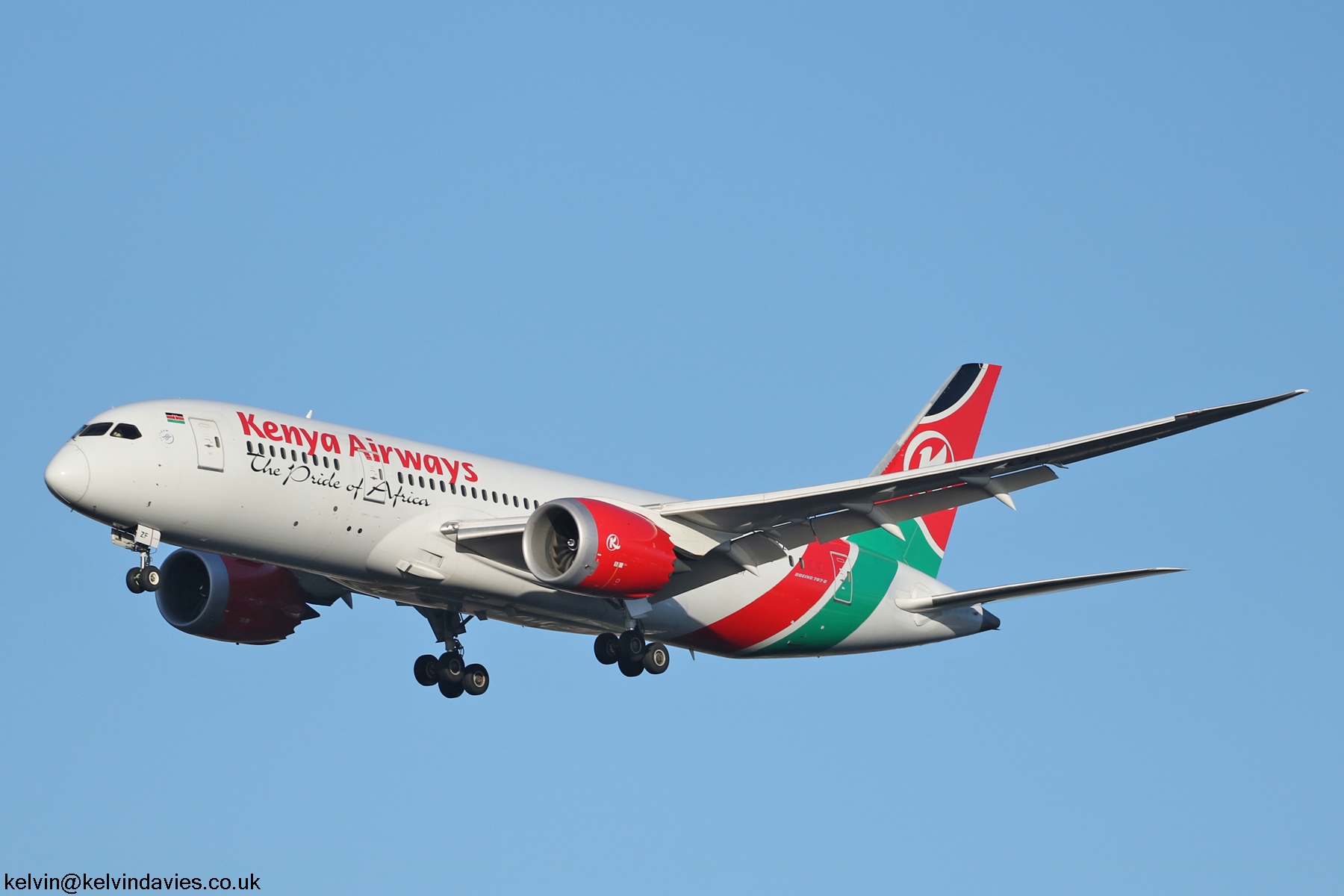 Kenya Airways 787 5Y-KZF