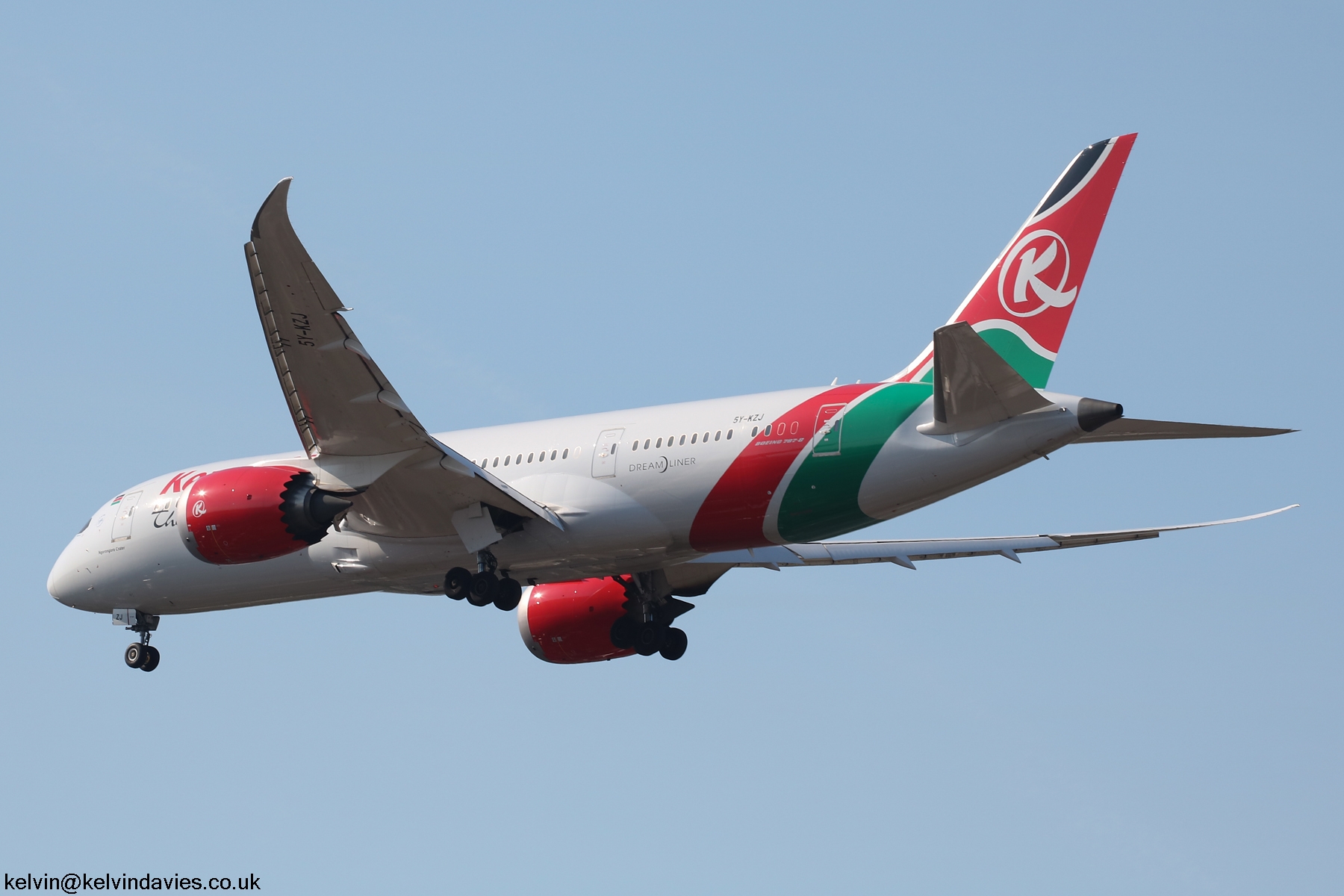 Kenya Airways 787 5Y-KZJ