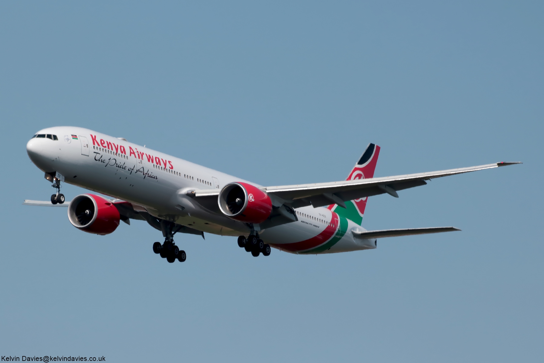 Kenya Airways 777 5Y-KZX