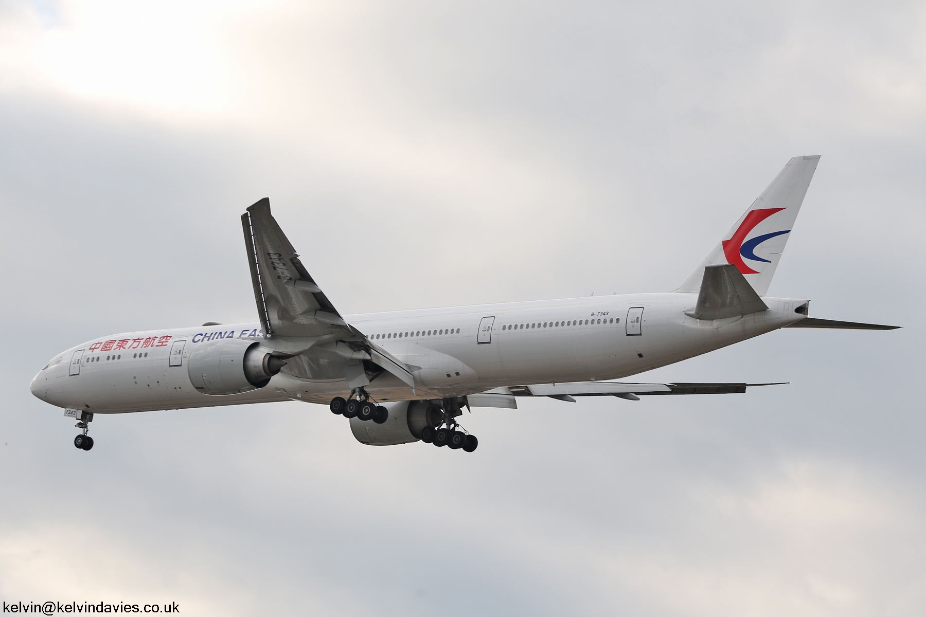 China Eastern 777 B-7343