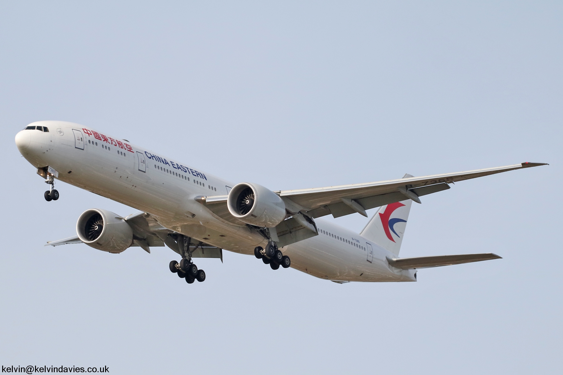 China Eastern Airlines 777 B-7365