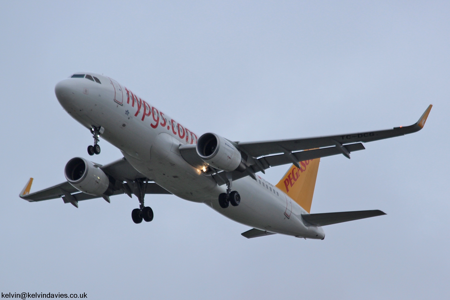 Pegasus Airlines A320 TC-DCG