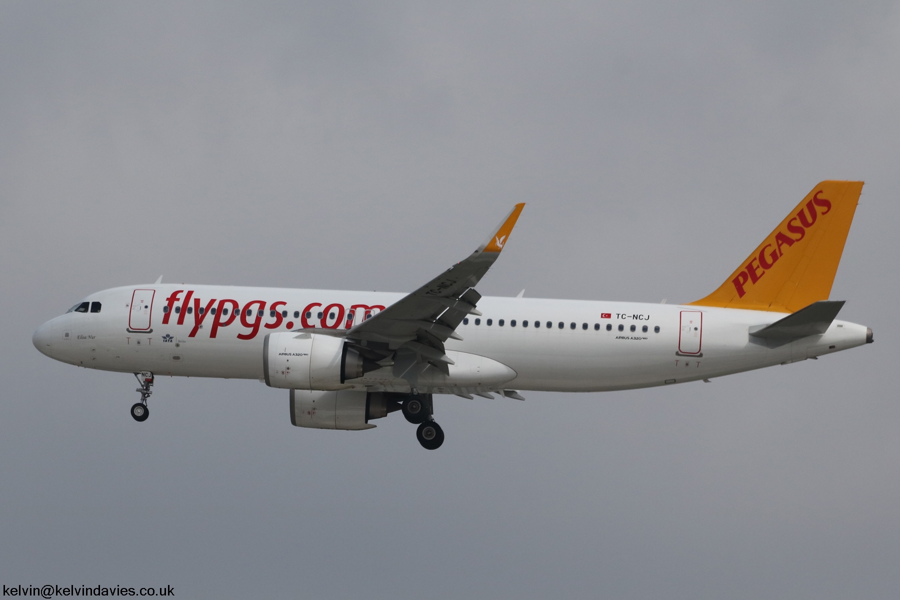 Pegasus Airlines A320 TC-NCJ