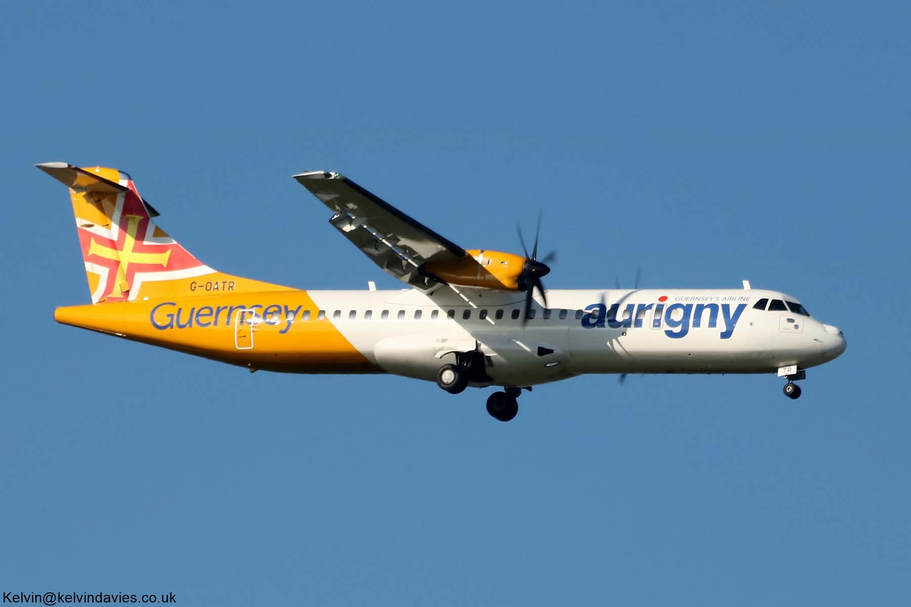 Aurigny Air Services ATR72 G-OATR