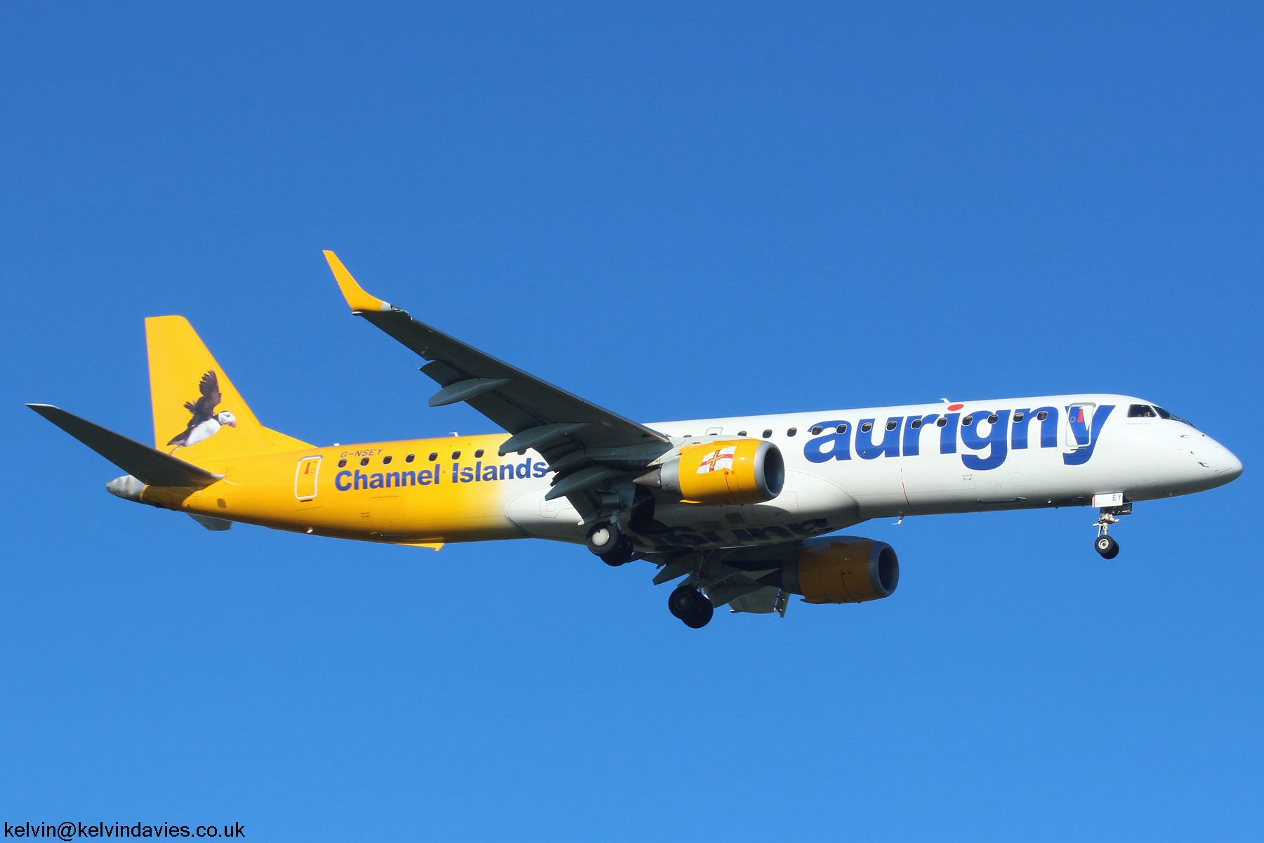 Aurigny Embraer E195 G-NSEY