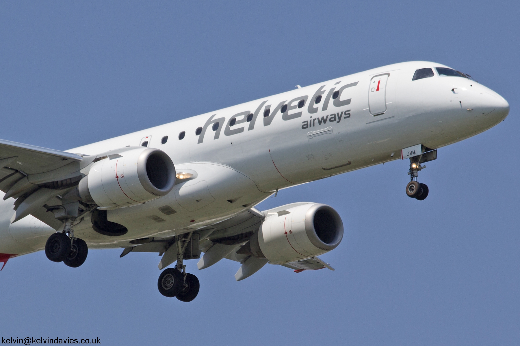 Helvetic Embraer 190LR HB-JVM
